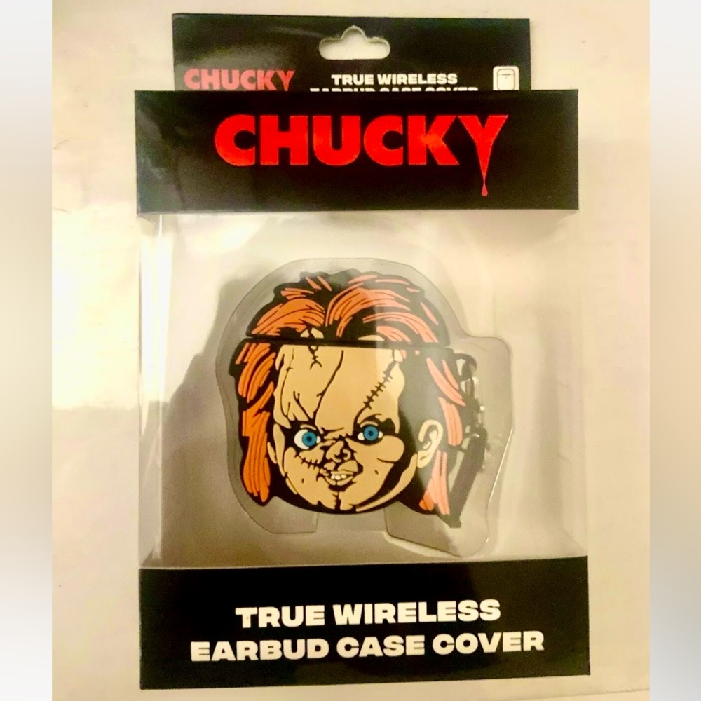 Chucky Child’s Play Apple Air Pod Case Gen 1 & 2 Horror Earbud Purse Charm NEW